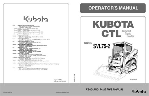 kubota skid steer operation|kubota svl75 2 maintenance schedule.